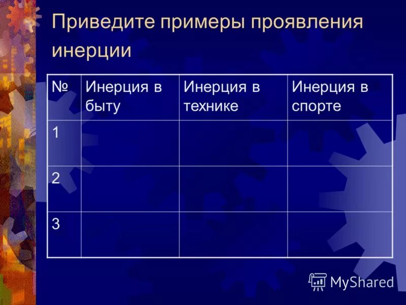 Что такое инерция приведите примеры фото Shkola-2.ru