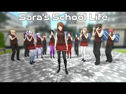 Sarah school. Sara's School Life соперницы. Sara School Life персонажи.