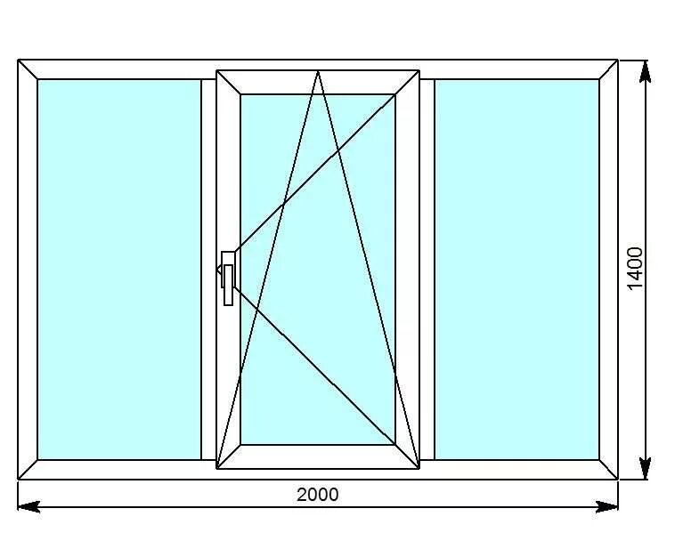 Сколько стандартное окно. Окна ПВХ высота 2000 трехстворчатые. Окна стандарт 2х створчатые. Стандартное окно.