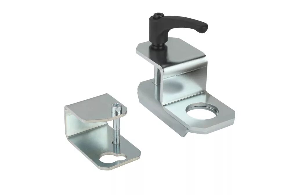 Краб для профильной трубы 40*20/20*20. Фланец для трубы квадрат 100х100. Крепление для квадратной трубы. Система примо 25х25. Зажим универсальный для болтового соединения 1-064.