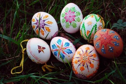 Painted eggs