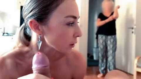 &127916; Anastasia Ocean - My Mom Caught Me Giving A Blowjob To My Boy...
