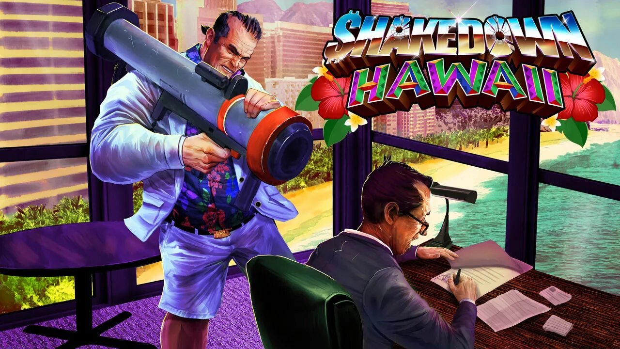 Shakedown Hawaii. Shakedown игра. Shakedown Hawaii ПК. Shakedown Hawaii Art.