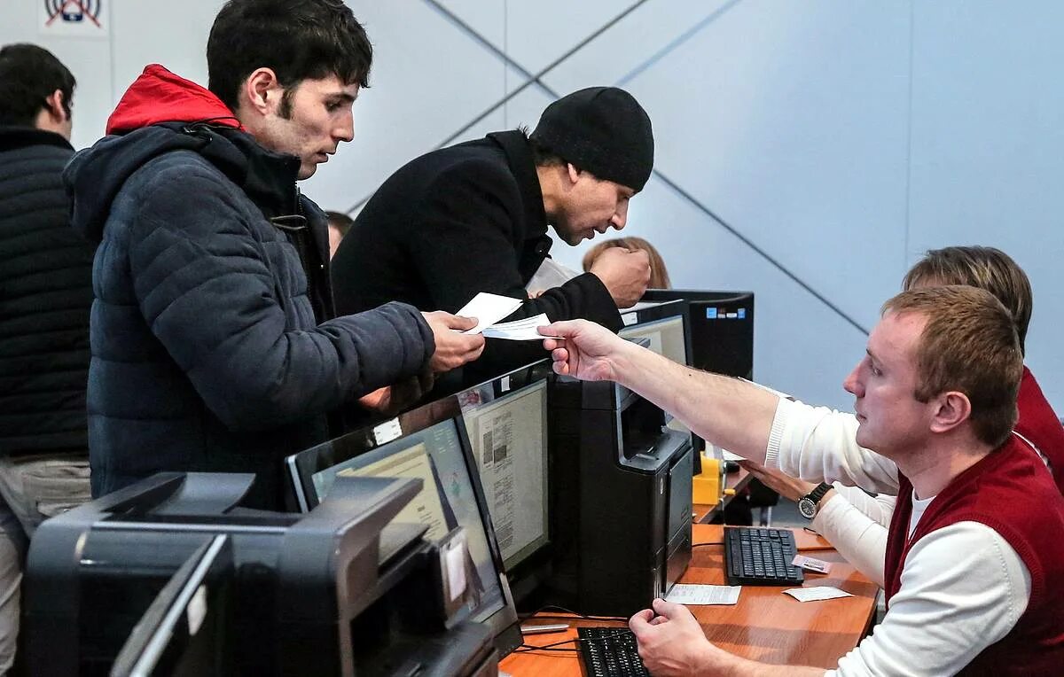 Оформление иностранцев