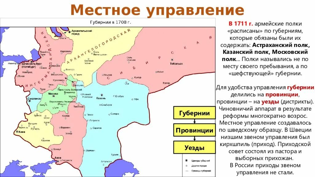 Сибирская губерния при петре 1. Губернии на карте России Петра 1. Губернская реформа Петра 1 карта. Деление на губернии при Петре 1. Губернии при Петре 1 карта.