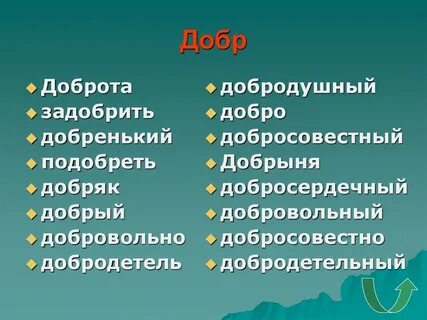 Слово доброта это существительное
