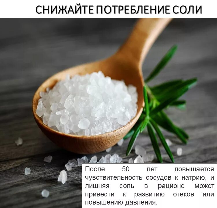 пищевая соль в рационе