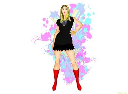 Нарисовать девушку на фоне