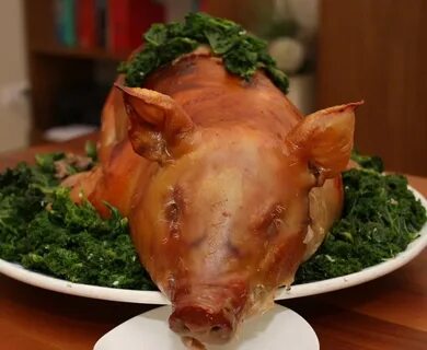 Запеченный поросенок в духовке рецепт