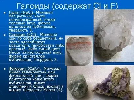 Минерал имеет