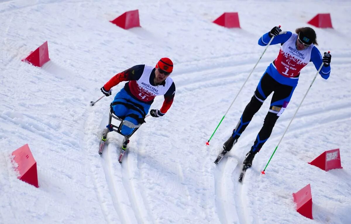 Зимние спортивные игры в россии. Паралимпийский спорт лыжные гонки. Параолимпийцы лыжные гонки. Паралимпийские игры лыжный кросс. Лыжные гонки паралимпийский вид спорта.