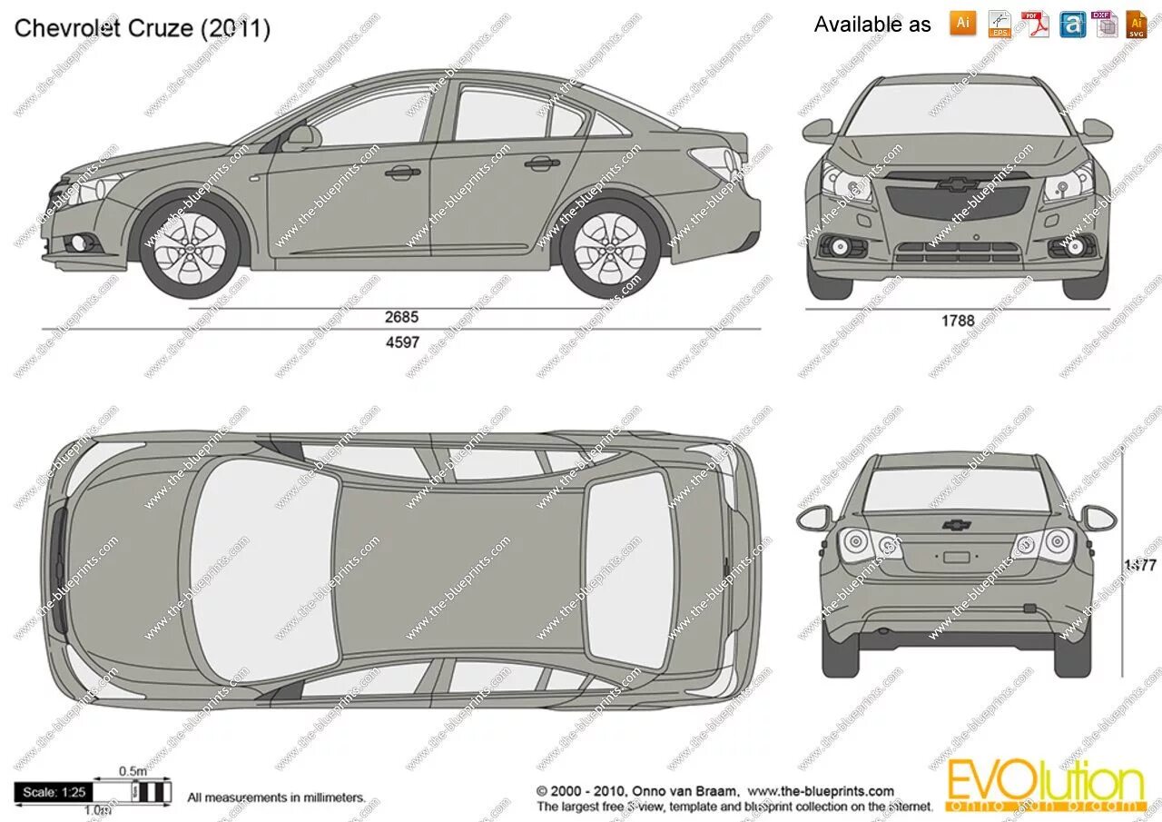 Габариты Chevrolet Cruze седан. Chevrolet Cruze 2012 габариты. Chevrolet Cruze 2011 габариты. Chevrolet Cruze чертеж. Круз хэтчбек размеры