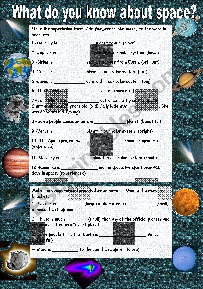 Задания на тему космос на английском. Space Vocabulary Worksheets. Space ESL. Space на английском.