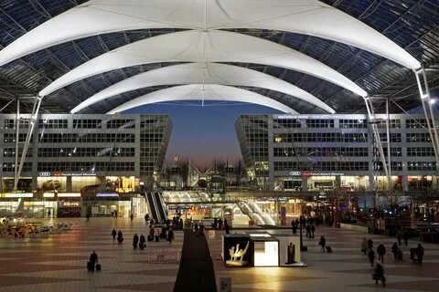 Аэропорт мюнхен - фото.