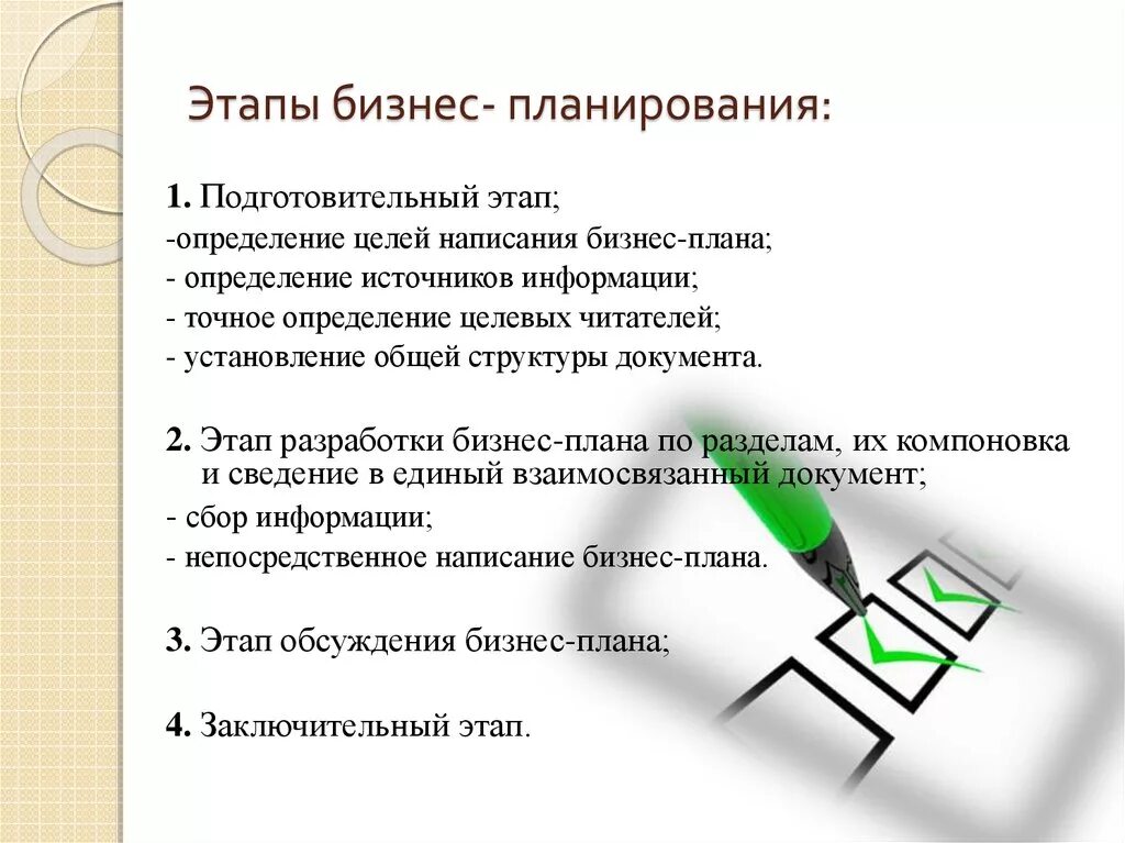Основные этапы разработки бизнес проекта И на каком этапе будет
