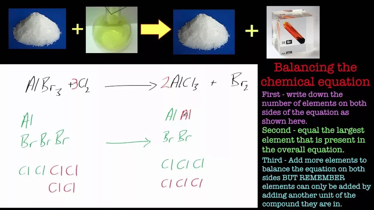 Химическая формула снега. Бромид алюминия цвет. 2albr3 цвет. Chemical Equilibria. Бромид натрия и хлор реакция