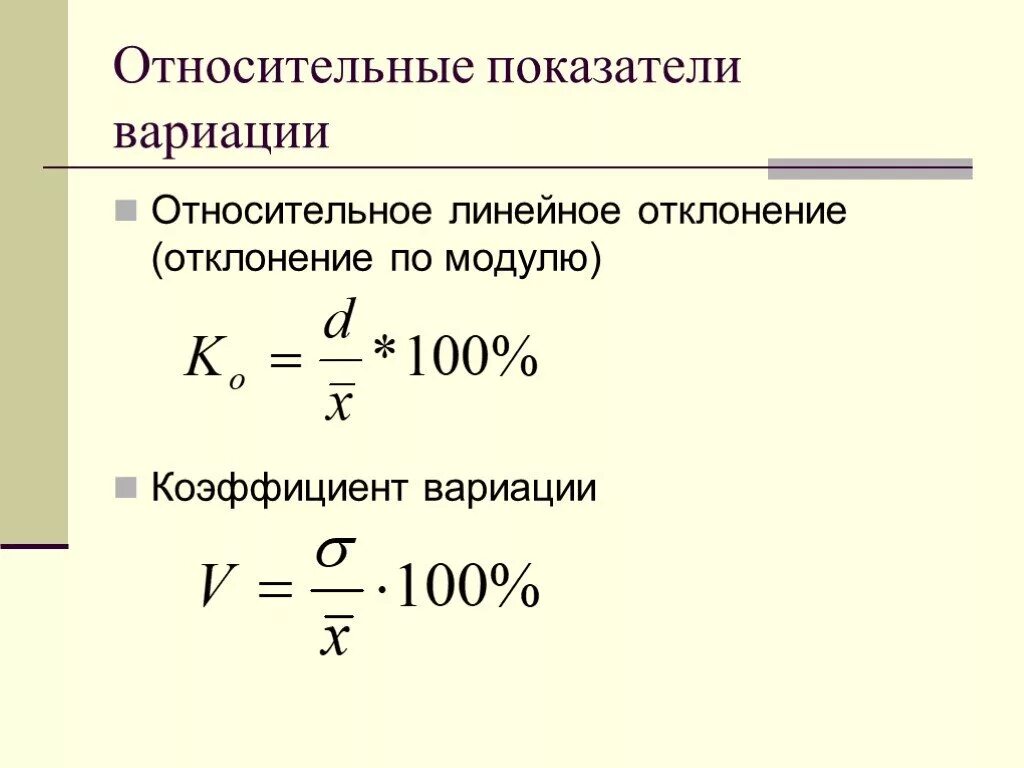 Распределение относительного отклонения