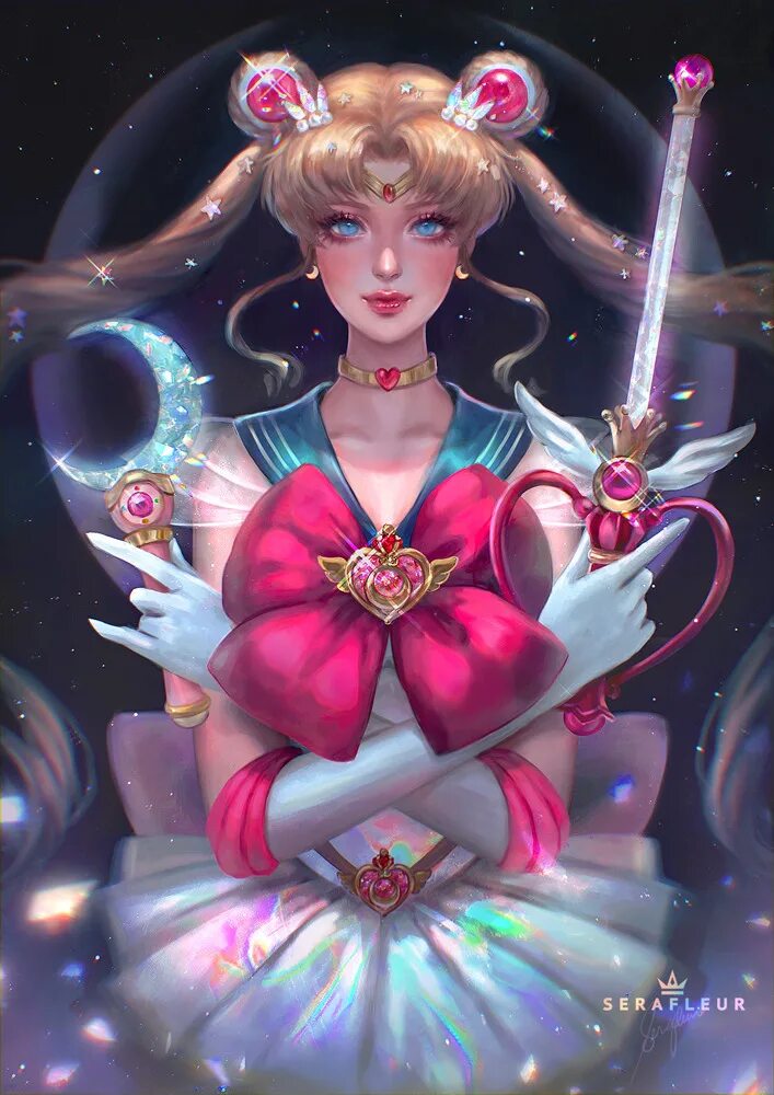 Арт мун. Сейлормун. Сейлормун Sailor Moon. Сейлормун Art. Abigail Diaz (serafleur) принцессы.