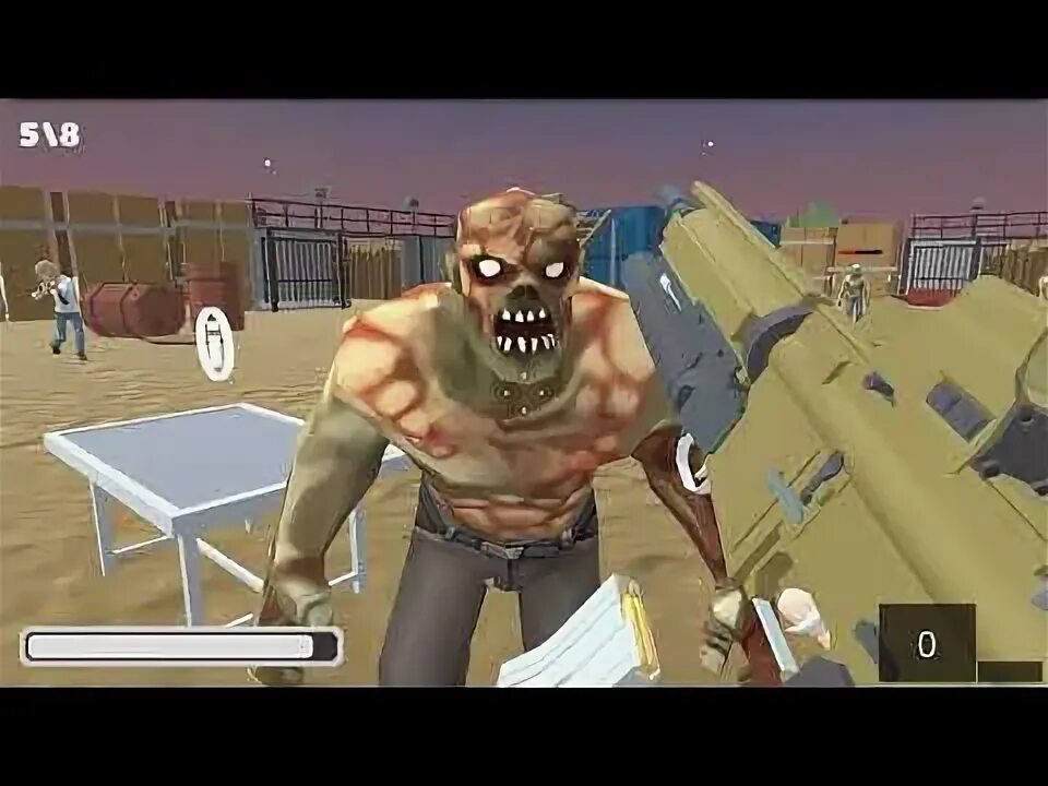 Zombie Arena. Игра против зомби на арене.