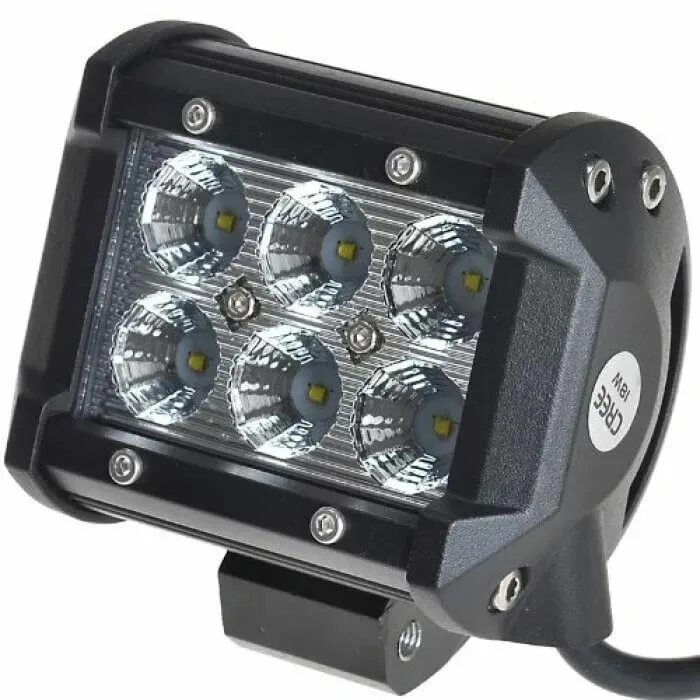 Купить светодиодную фару 12. Светодиодная фара 6 led 18w. Светодиодная фара Lumen 18w 6*3w ZS (Flood). Фара светодиодная 18w (6x3w) led балка. Фара светодиодная cree 30w Ближняя.