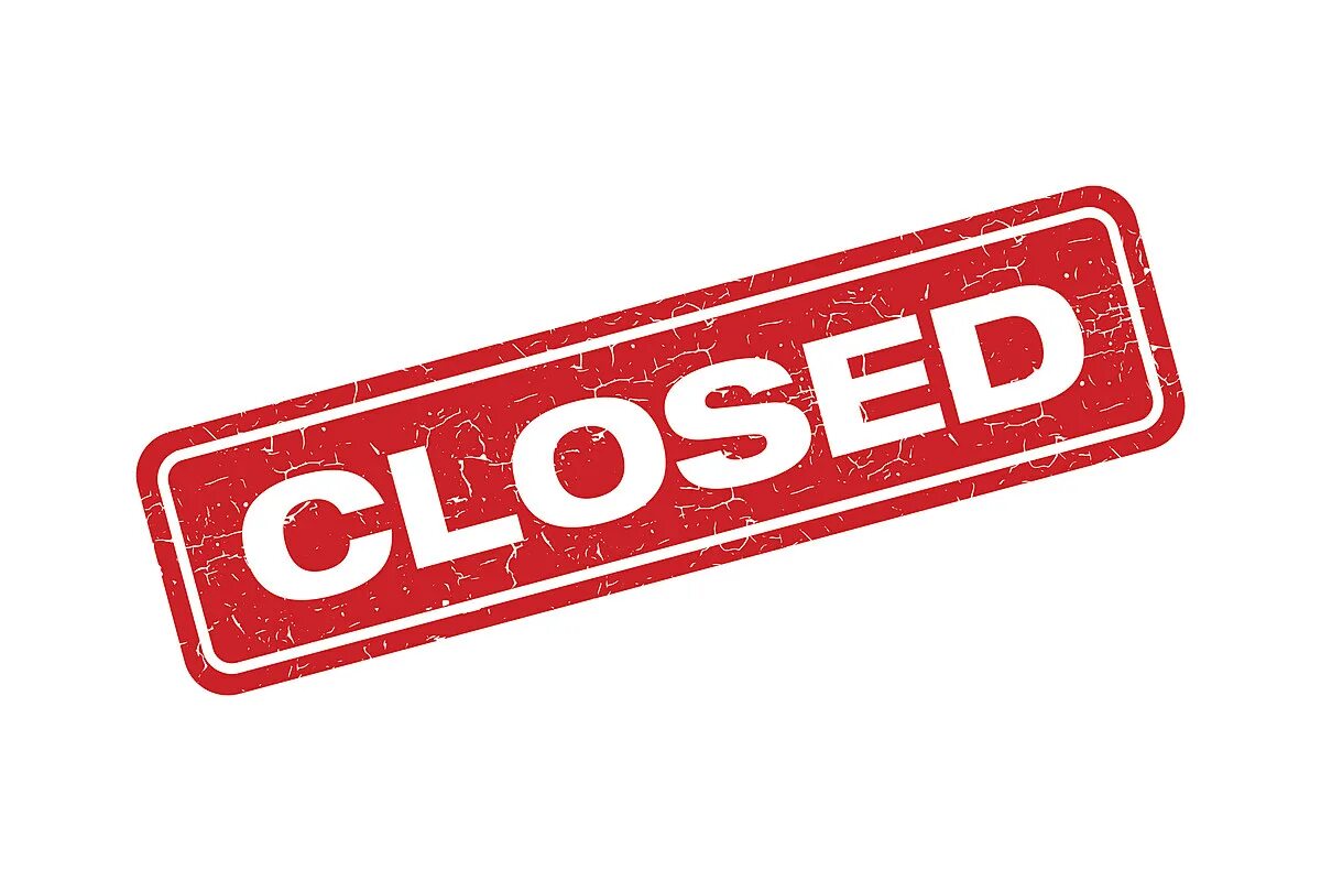 Печать closed. Печать закрыто. Штамп closed. Табличка закрыто. Closing на русском языке