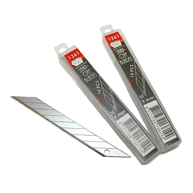 Лезвия для ножа 9 мм. SDI лезвие 30гр 1361. Лезвия стальные SDI 9 мм 10 шт s196. Лезвия для ножа Woodpecker (30 градусов) 9мм 10шт. Лезвие для ножа, комплект 10 шт Wurth 071566020 (071566021).