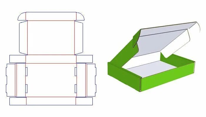 Type box. Mailer box чертеж. style mailer box. kajiu paradise boxes sheme.