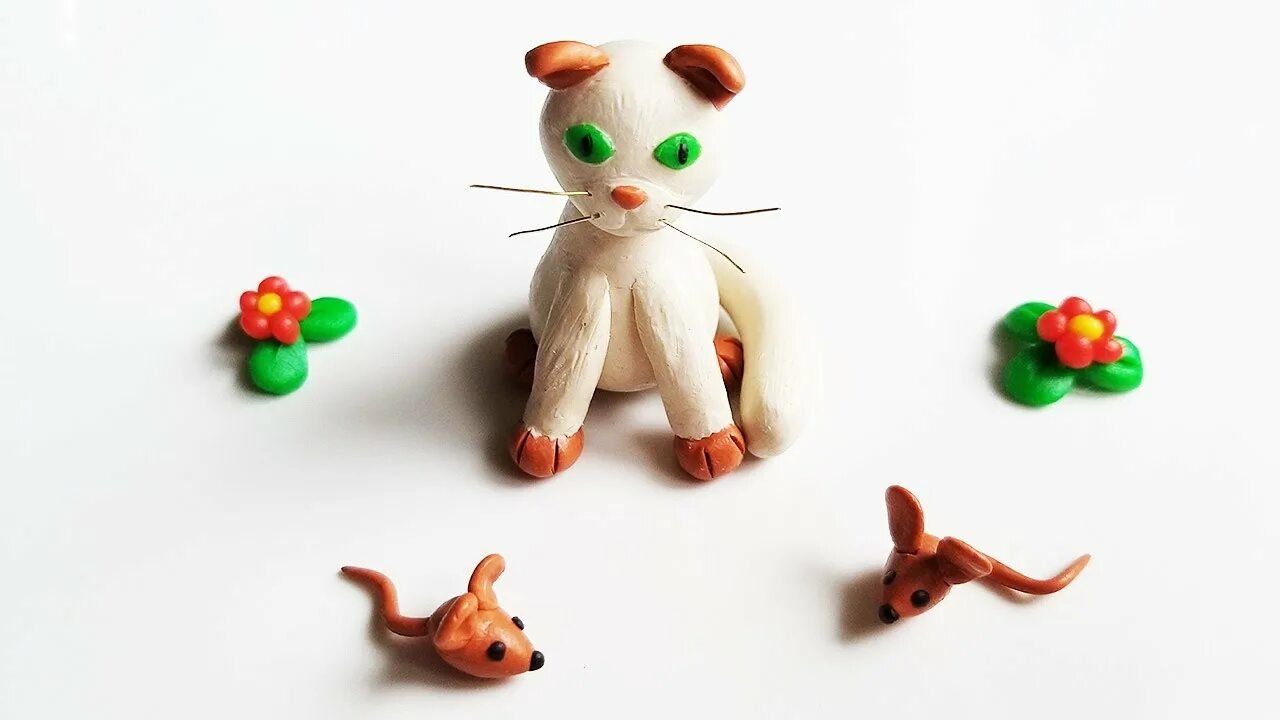 Видео урок как слепить. Видео урок как слепить. Поделки из пластилина для малышей. Лепка из пластилина. Кот из пластилина.