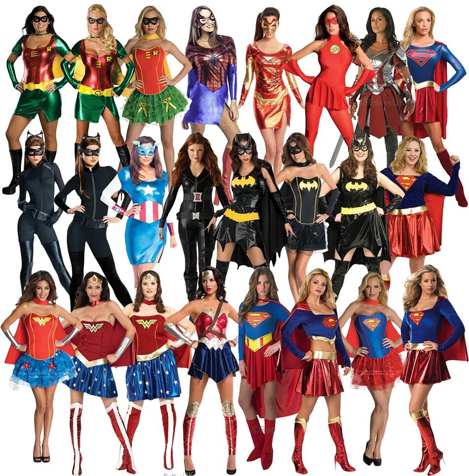 Как зовут супер героев. Супергерои женщины. Костюм супергероини. Костюмы в стиле Марвел. Костюмы всех супергероев.