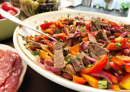 Вкусный рецепт говядины с овощами
