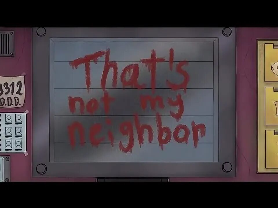 You are not my neighbour. You are not my neighbour