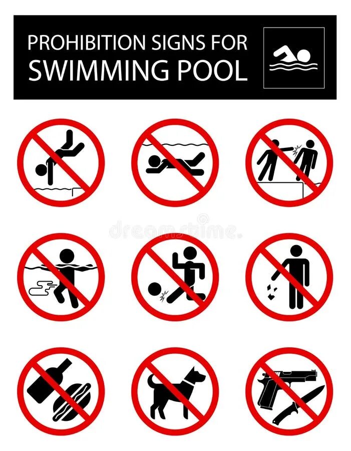 Условные знаки чтобы не было воды. Запрещающие таблички в бассейне. Знаки поведения в бассейне. Запретные знаки в бассейне. Запрещающие знаки на воде.