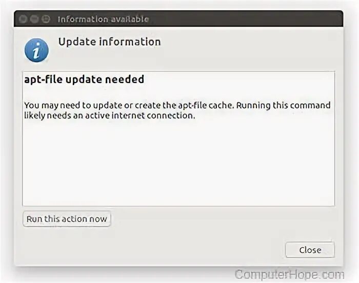 Apt cache update failed. Apt cache update failed