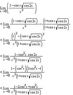 Lim cosx x 0