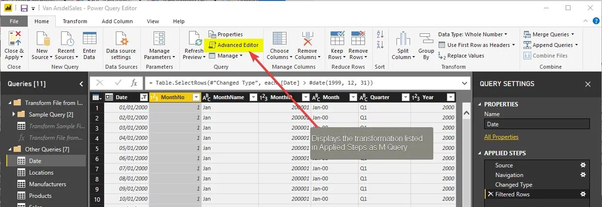 Power query Power bi. Advanced Editor Power query. Power bi Advanced Editor. Transform data Power query.