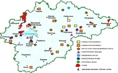 Тверская область ископаемые