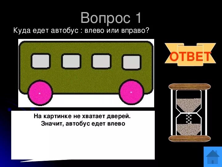 Ответ на куда. Куда едет автобус. Головоломка про автобус. Куда едет автобус загадка. Логическая загадка про автобус.