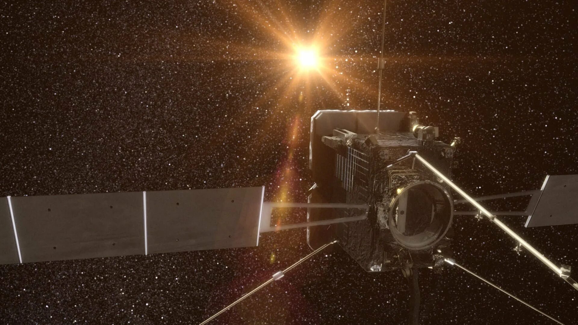 Космический аппарат ставший первым искусственным спутником солнца. Зонд Solar Orbiter. Solar Orbiter космический аппарат. Solar Orbiter Солнечный аппарат. Solar Orbiter миссия.