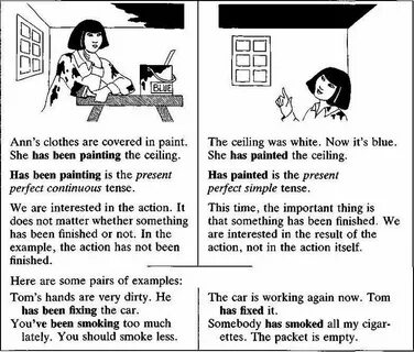 Past perfect continuous reading