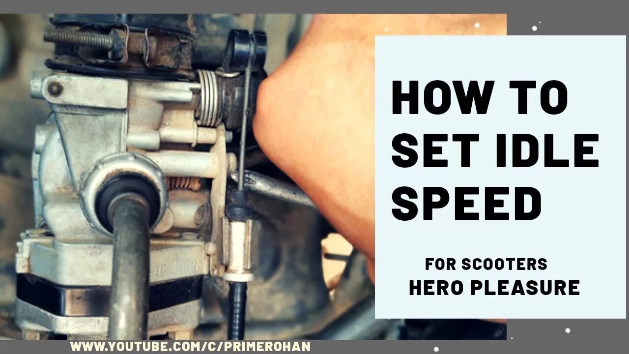Idle speed up. Idle speed up