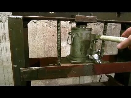 Самодельный пресс из домкрата своими