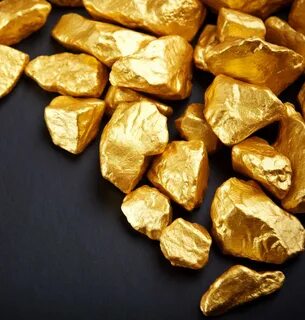 Raw gold
