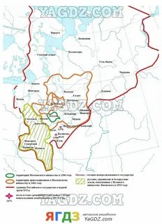 Контурная карта отечественной истории 6 класс
