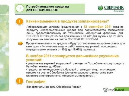 Сайт сбербанка потребительский кредит