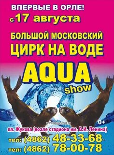 Расписание цирка на воде