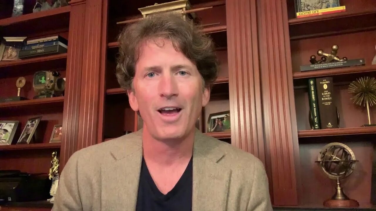 Todd howard. Тодд Говард. Тодд Говард 2020. Говард Бетезда. Bethesda Тодд Говард.