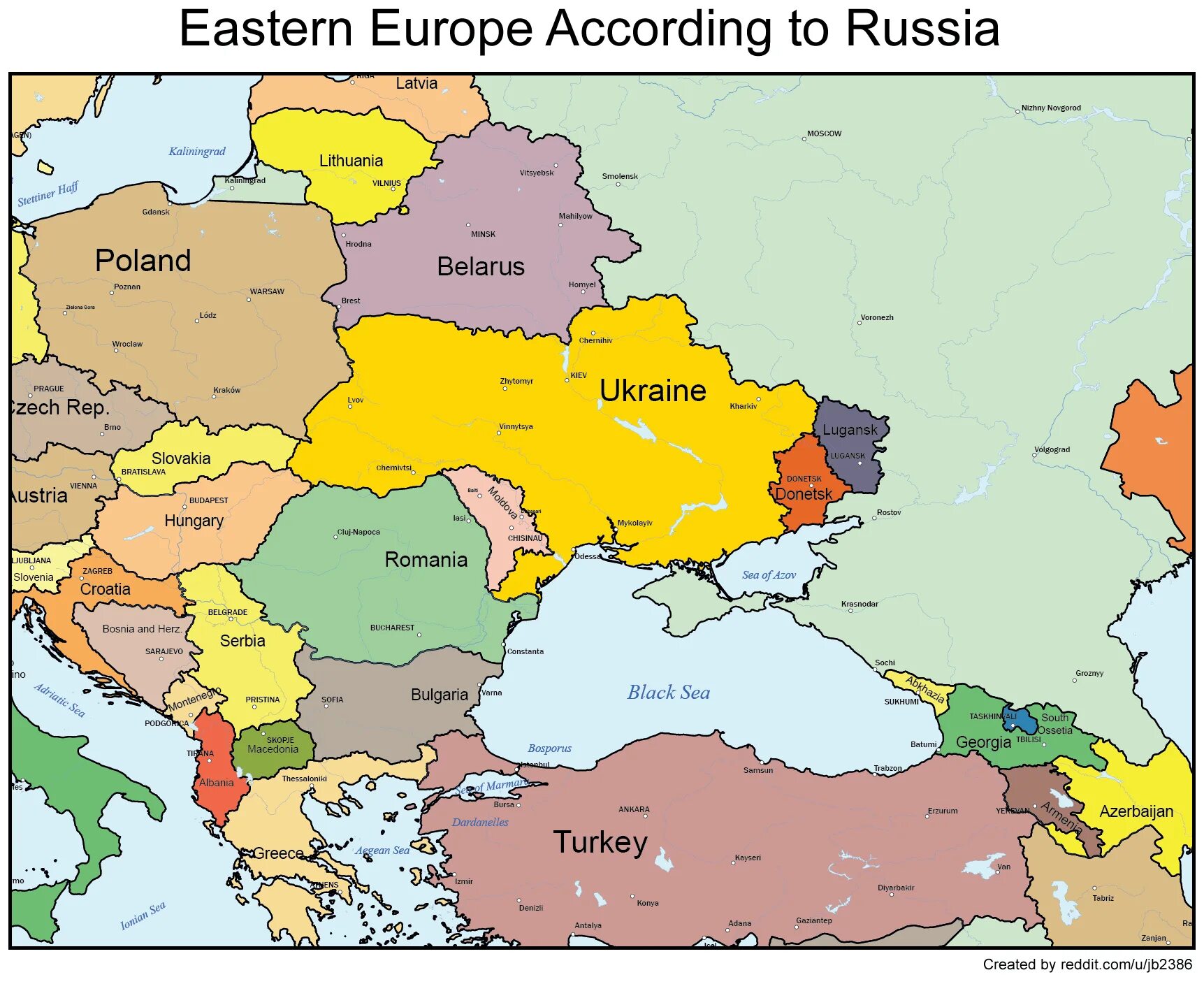 Восточная Европа. Политическая карта Юго-Восточной Европы. Центрально-Восточная Европа. Юго-Восточная Европа страны.