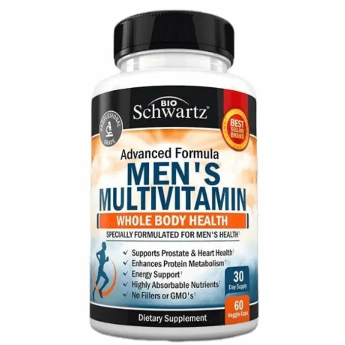 Мультивитамины витамины для мужчин. BIOSCHWARTZ. Men`s Multivitamin - 60 капс. Bio Schwartz men`s Multivitamin 60 капс. Multivitamin Mens Bio Schwartz 60 капсул. BIOSCHWARTZ Mens Multivitamin витамины 60 капс..