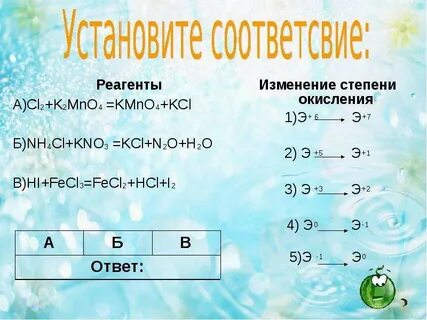 Kno3 nh4cl n2o h2o kcl