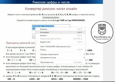 Как сделать римские цифры на госуслугах